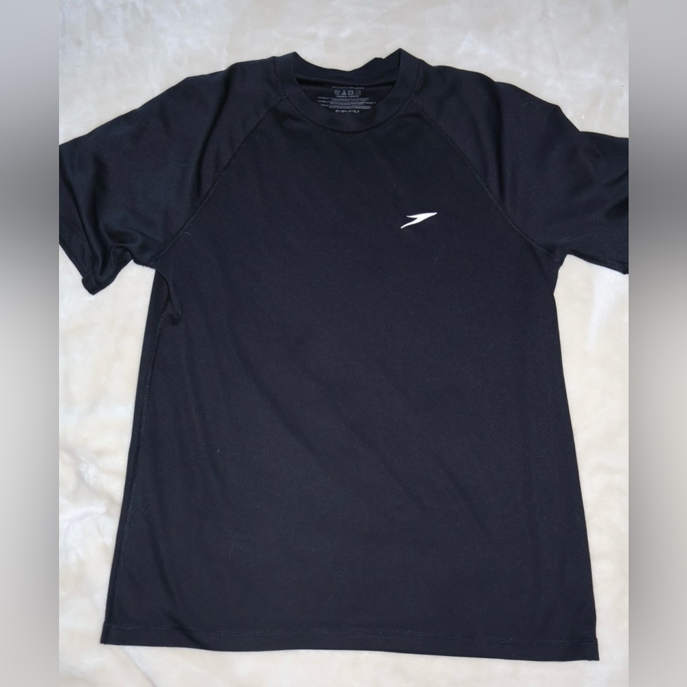 Speedo Men's Uv Swim Shirt Short Sleeve Loose Fit Easy Tee